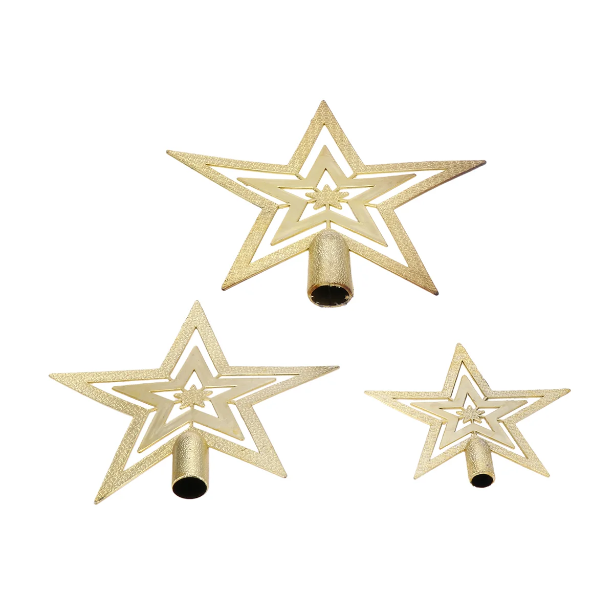 

3Pcs Pentastar Decoration Creative Christmas Tree Decoration for Chrsitmas Decoration Tree
