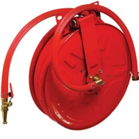 china factory supply red stainless steel water hose reel durable water hose reel for car washing