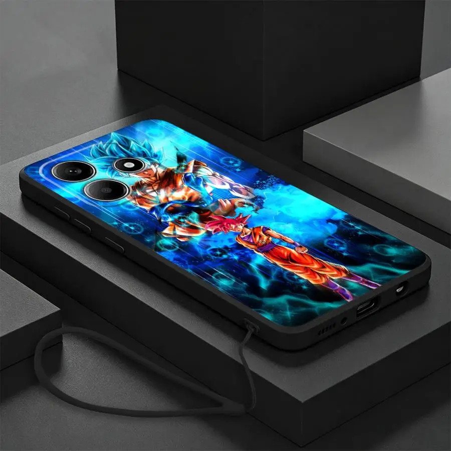 Фото Чехол для Xiaomi Redmi 15A A3x 13C 14C A1 A5 9 8 A2 10 12C 15C K40 K60 с изображением Dragon Balls SSG Goku №5