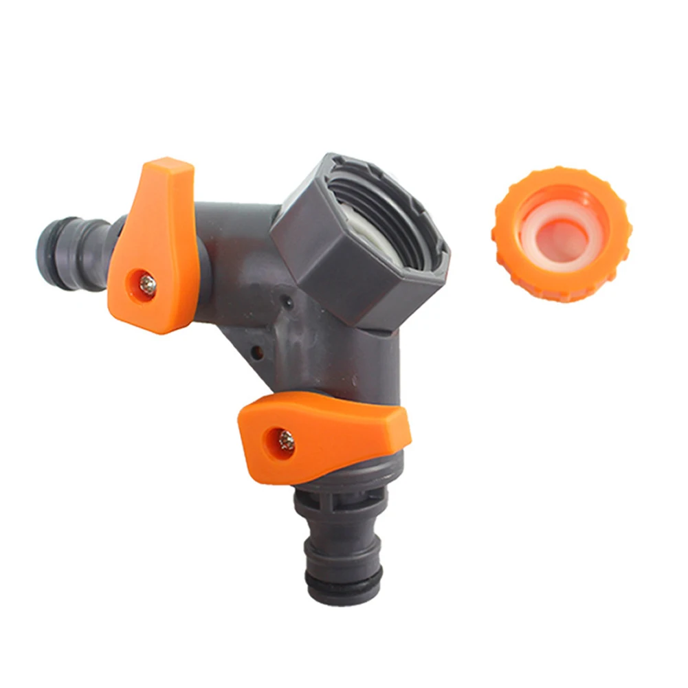 

Three-way Tube Tap Water Splitter Hose Watering with Switch Valve Irrigation Water Quick Connector Water Pipe Fittings