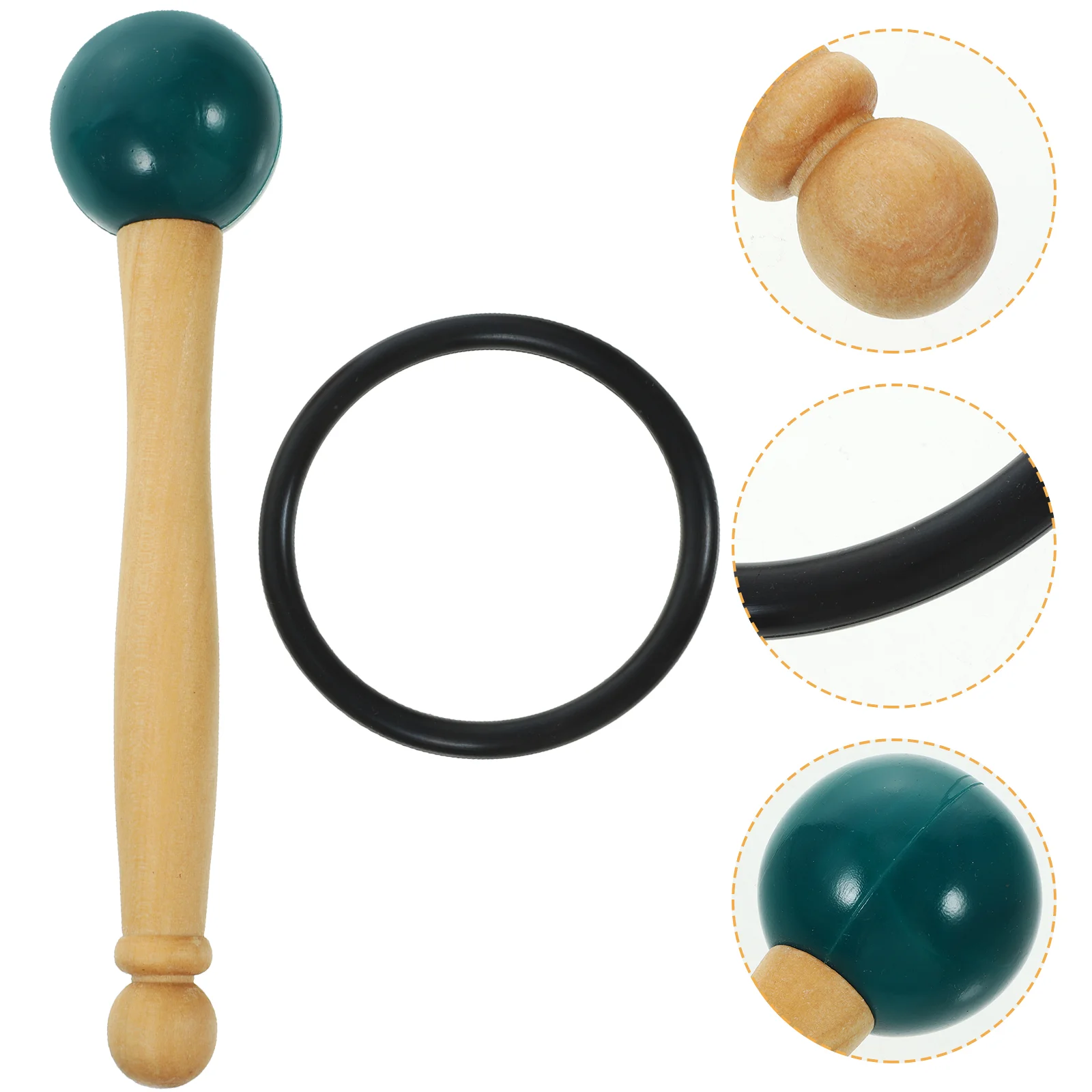 

Singing Bowl Sticks Chanting Bowls Mallet Crystal Yoga Accessories Multicolor Music Accessory Rubber Tibetan Mallets