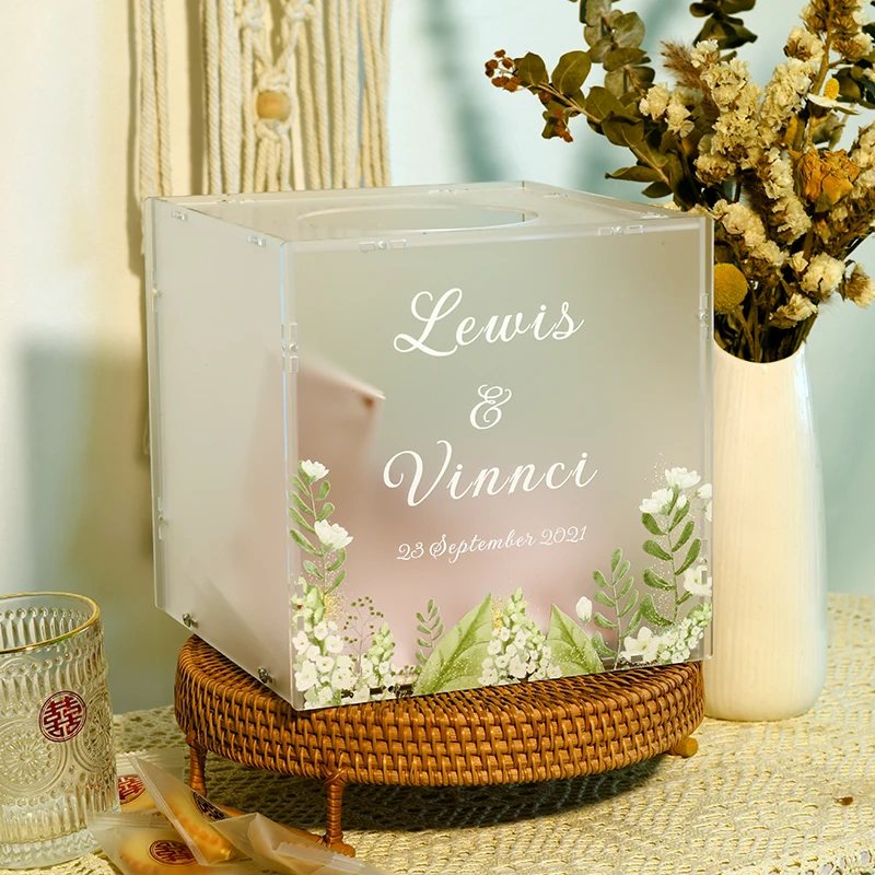 

Индивидуальные акриловые наклейки Bestgrooms на заказ, 1 шт., Подарочная коробка, халат, красивый подарок на день рождения для девочек, сувенир