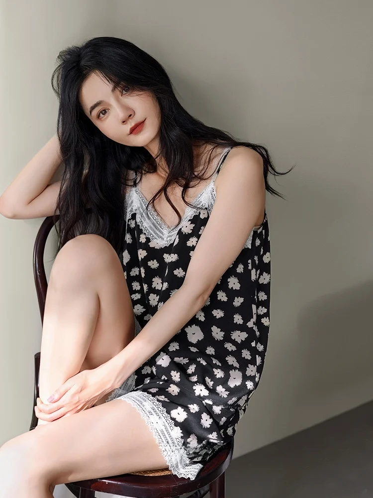 Biyan пижамы женские летние тонкие сексуальные шорты на бретельках комплект милая