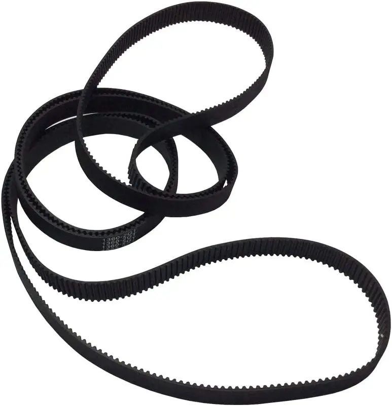 

Резиновый ремешок моторные ремни 1360-2GT-9, ремешок ГРМ L = 1360 мм W = 9 мм, 680 зубьев в закрытой петле для 3D-принтера, комплект деталей из 2 шт.