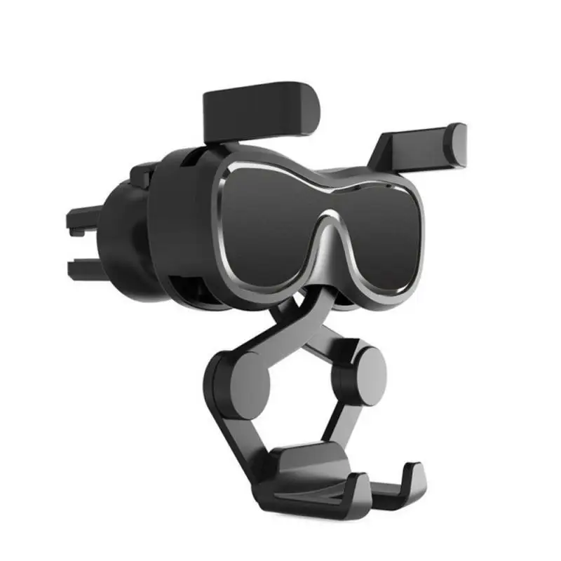 

Alloy Gravity Mobile Phone Holder Universal Rotary Car Aromatherapy Mobile Phone Holder Multifunctional Air Outlet Holder