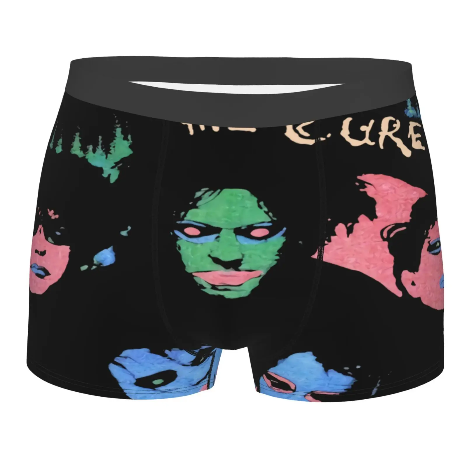 

The Cure In Between Days Alternative Men Underwear Mens Designer Woman Print Long Men Polyester Black Men's Underwear Men Sexy