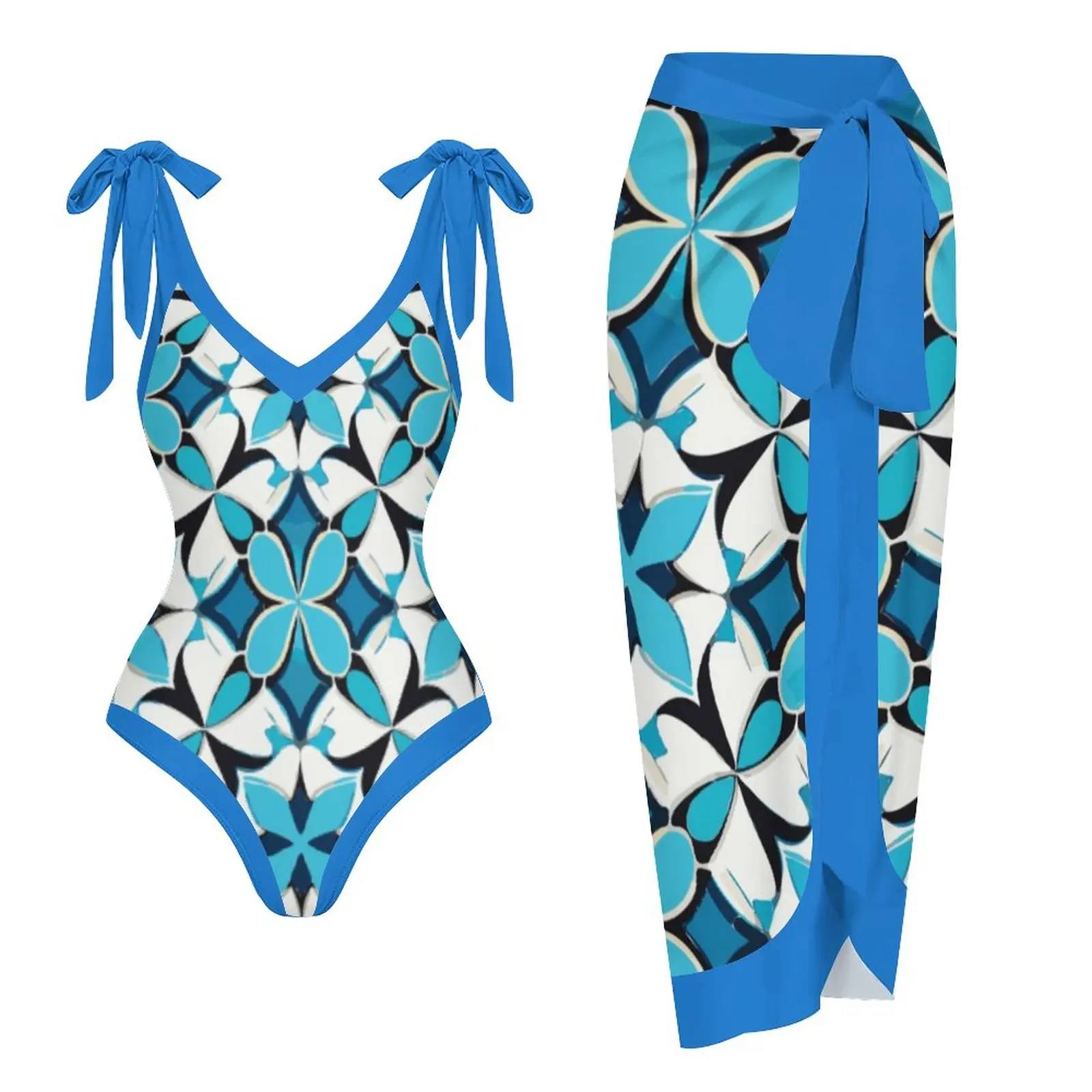 

Купальник с эффектом пуш-ап 2023, юбка для женщин, купальник из двух предметов с защитой от живота, юбка-саронг от солнца, купальный костюм