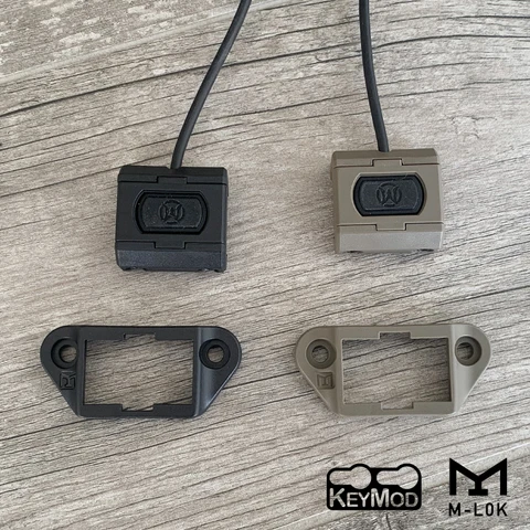 Тактический Блок ModButton, Горячая кнопка давления, дистанционный переключатель Mlok Keymod 20 мм рельса для Surefir M300 M600 DBAL-A2 PEQ15 2,5 SF PLUG