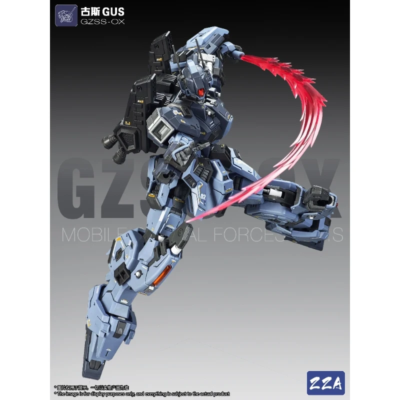 Фото MG 1/100 ZZA Модель GZSS-OX GUS Сборный комплект Модель Фигурки ПВХ Модель робота Аниме Фигурка Коллекционные игрушки Подарки №4