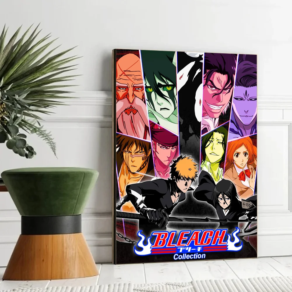 Аниме Bleach Movie липкие постеры необычные стикеры на стену для украшения гостиной