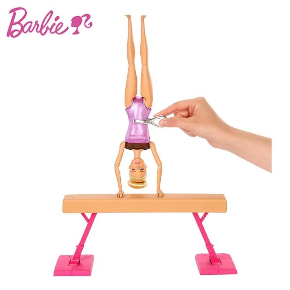 Оригинальная кукла Барби гимнаст наряд шезлонг для Набор девочек спортивный