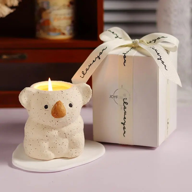 

Cute and Cute Koala Fragrant Candle Room Lasting Fragrance Decoration Gifts Girl's Birthday Gift, Friend's Hand Gift