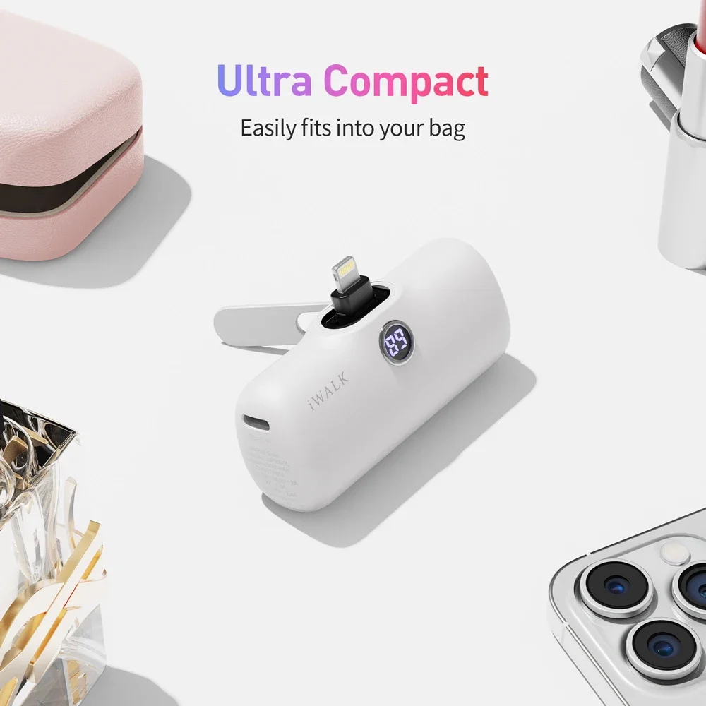 Фото iWALK Power Bank Портативная батарея Быстрое портативное зарядное устройство Портативная батарея для Iphone Powerbank Ультра зарядное устройство Внешняя батарея №3