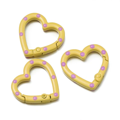 Комплект фурнитуры для бижутерии AGCFABS, 5 шт., сердце, сплав