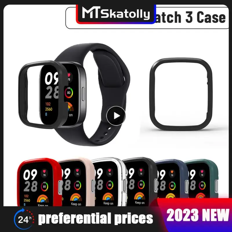 

Smart Watch Case Watch Case Protection Case Comfortable Protective Shell For Redmi Watch Anti-fall Case Anti Knock Flexible