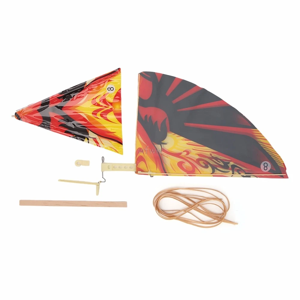 Outdoor Toys Rubber Band Power Handmade Bionic Air Plane Ornithopter Models Science  For Children