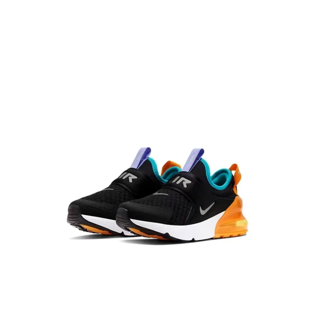 Детская обувь для девочек и мальчиков Nike Air Max 270 простая детская спортивная Fallow