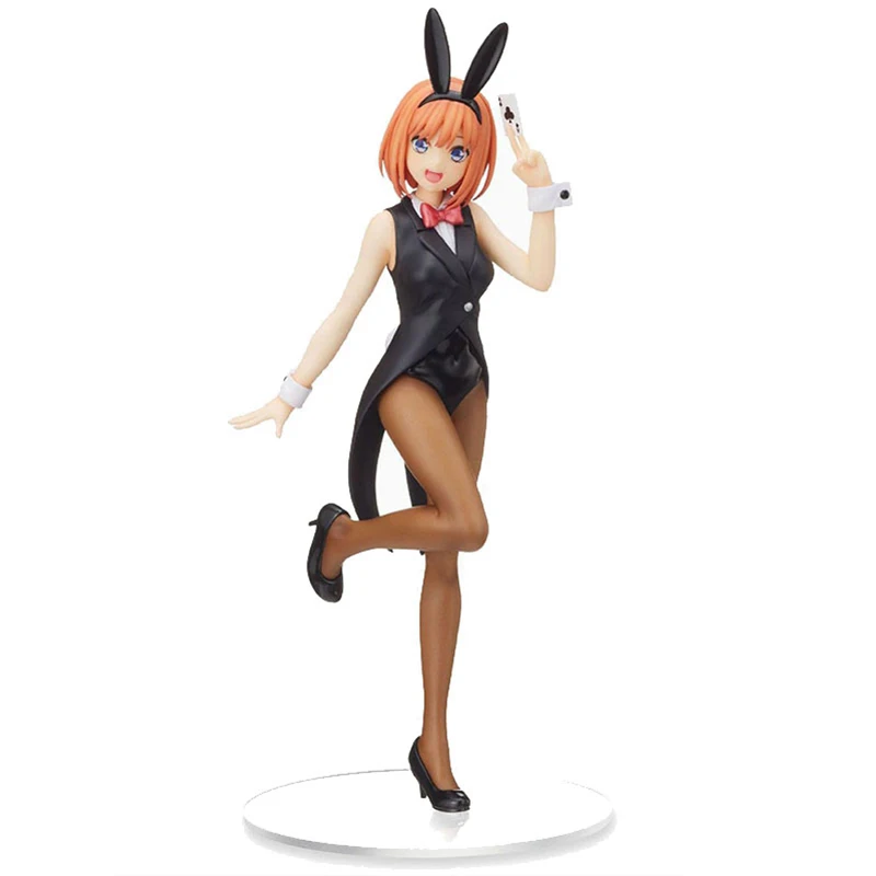

21CM Anime Figure The Quintessential Quintuplets Set Cute Bunny Ear Magician Uniform Itsuki Model Dolls Toy Gift PVC Material