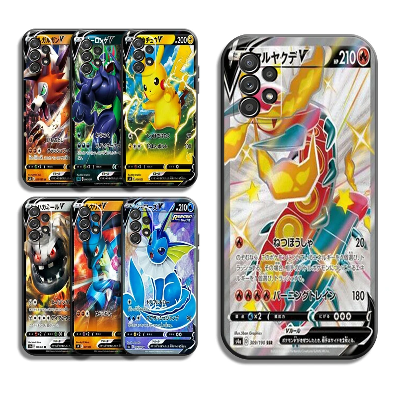 

Pokémon Flash Card Phone Cases For Samsung Galaxy S20 S20 FE S20 Lite S20 Ultra S21 S21 FE S21 Plus Ultra Coque Back Cover