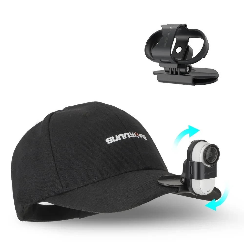 Зажим для шляпы с камерой быстроразъемный зажим совместимый Sunnylife Insta360 GO 3S/GO 3