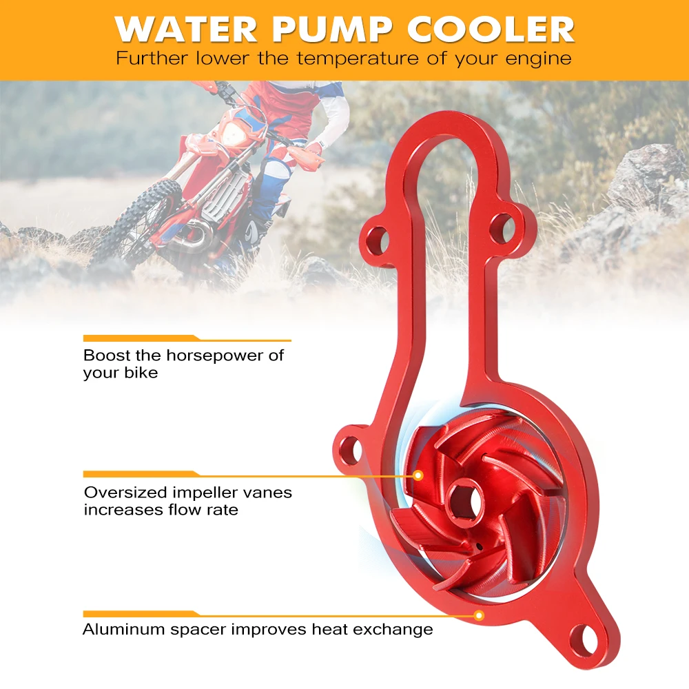 Водяной насос NiceCNC для мотокросса охладитель прокладка крыльчатки Beta RR 250 300 2013-2024