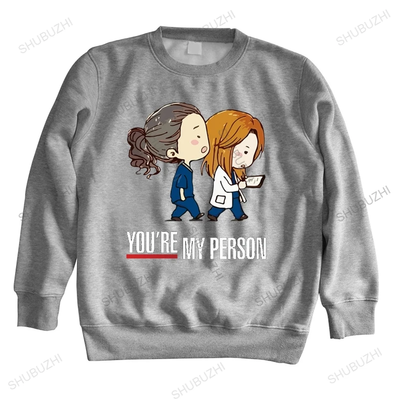 

Cclassic 90s Artoon Greys Anatomy sweatshirt You're My Person Cute Graphic Top autumn Men Women Casual Loose hoodie