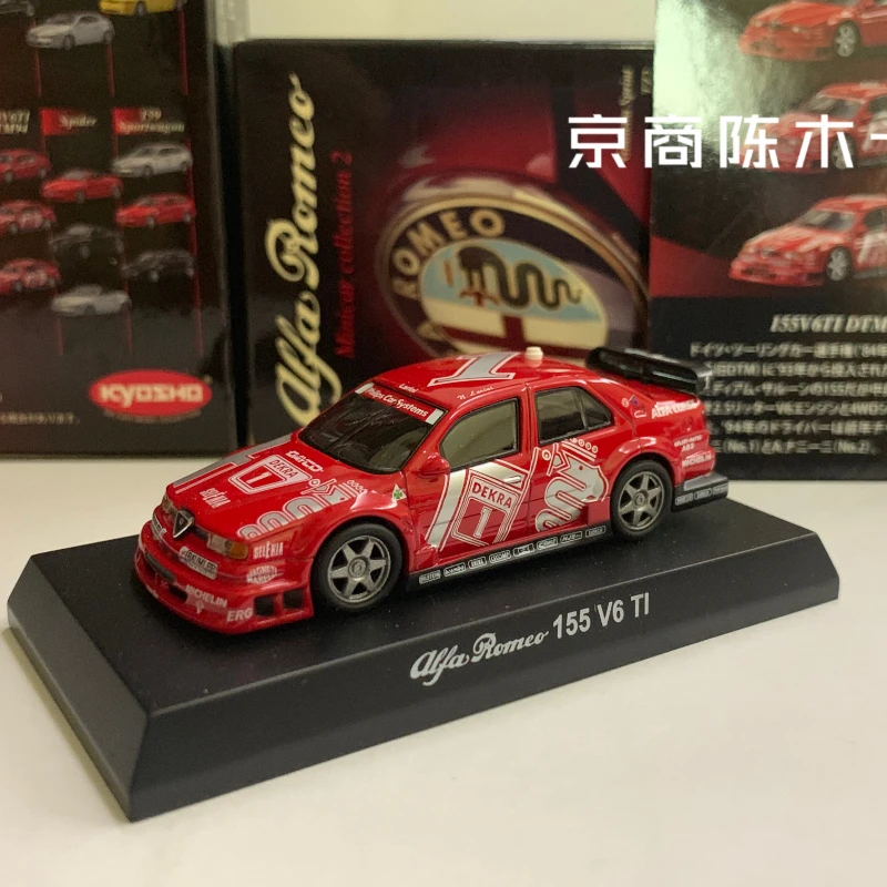 

1/64 KYOSHO Alfa Romeo 155 V6 Ti #1 ALFA LM F1 RACING Collection of die-cast alloy car decoration model toys