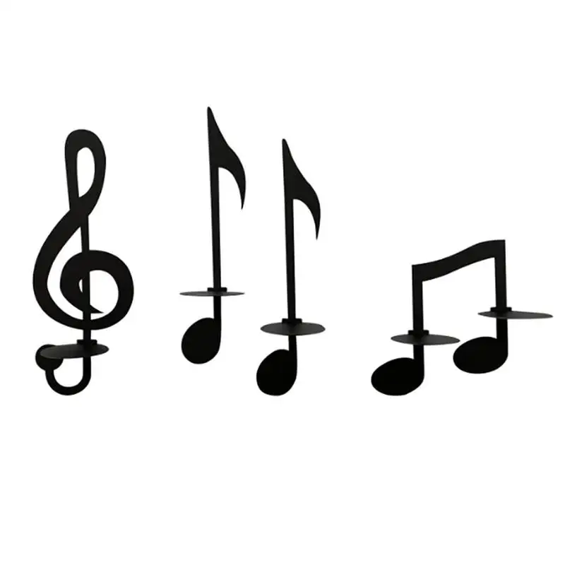 S Music Note Candlestick For Living Room Store Yard Patio Musical