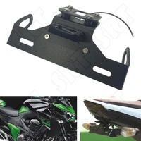z800 motorcycle rear license plate holder fit for kawasaki z800 2013 2016 tail tidy fender eliminator led light plate bracket