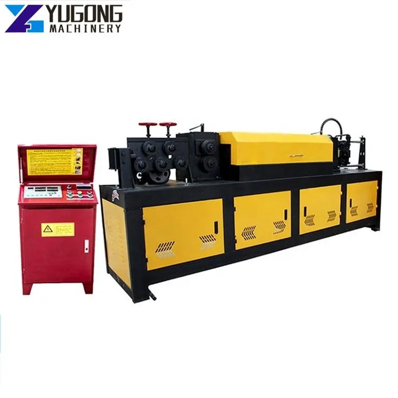 

NEW Automatic Cnc Numerical Control Steel Bar Straightening And Cutting Machine Inexpensive round bar straightening and cutting