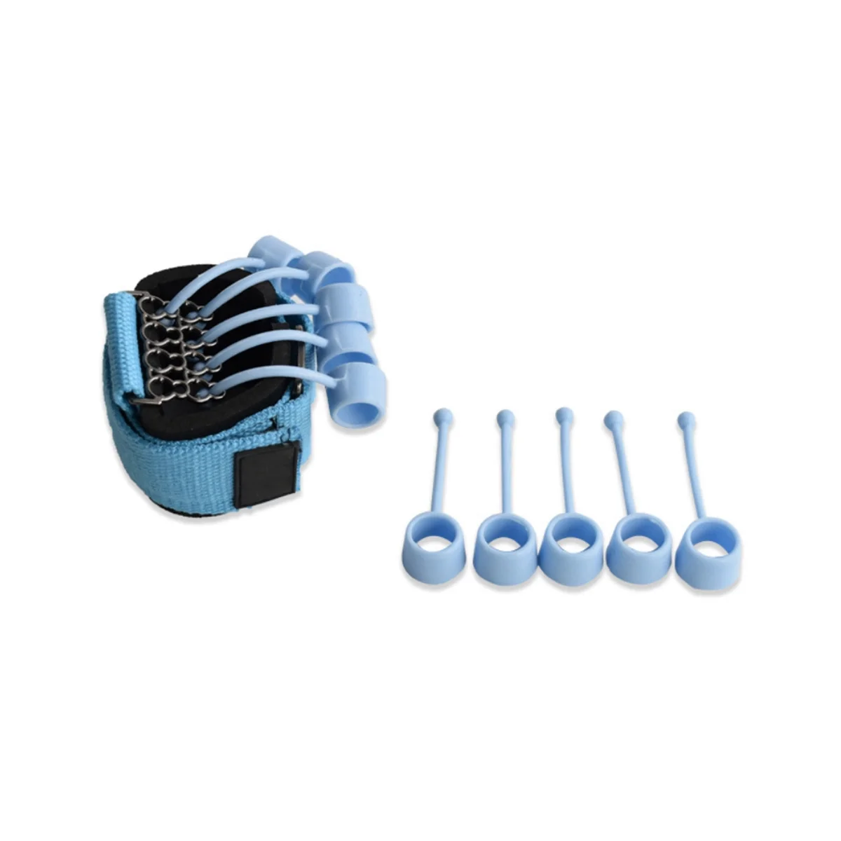 

1PCS Finger Extensor Exerciser, 40 Lbs Finger Hand Extensor Exerciser with Resistance Band Stretcher Strengthener