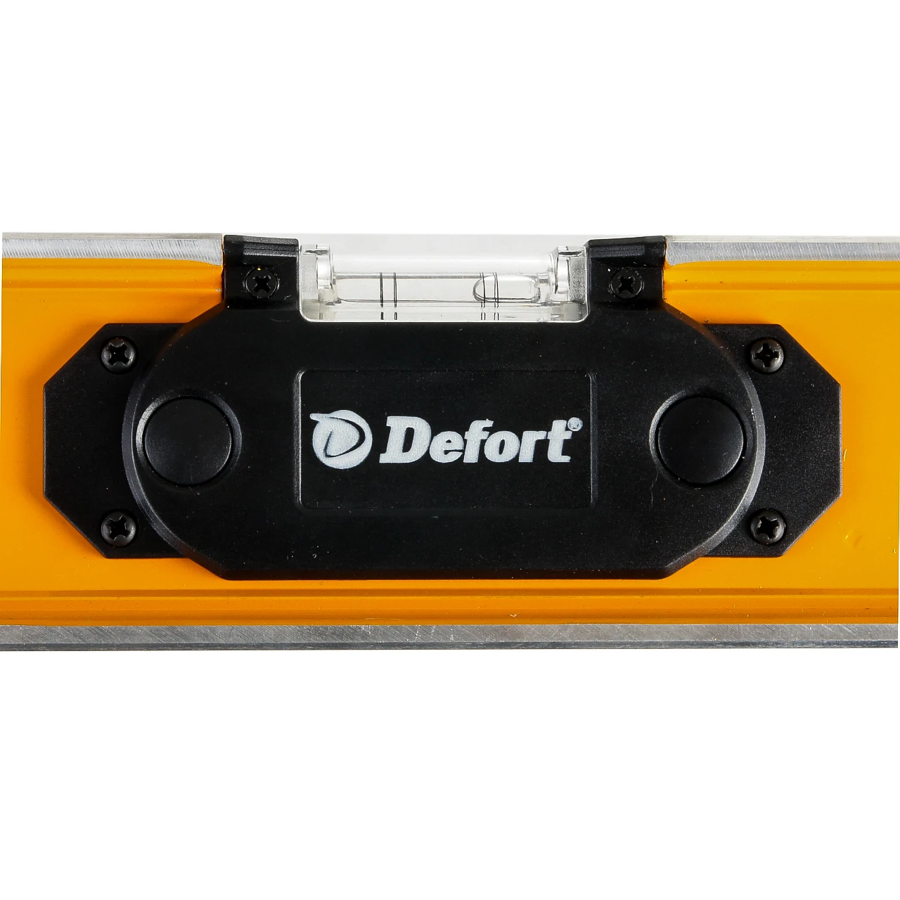 Уровень пузырьковый Defort DLL-0 8-L (длина 80 см подсветка 3 пузырьковых уровня при