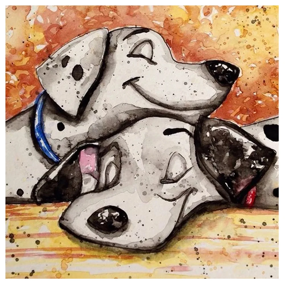 

5D DIY Diamond Painting Cartoon Dog Small Pet Diamond Embroidery Full Mosaic Cross Stitch Rhinestone Wall Sticker Decoration