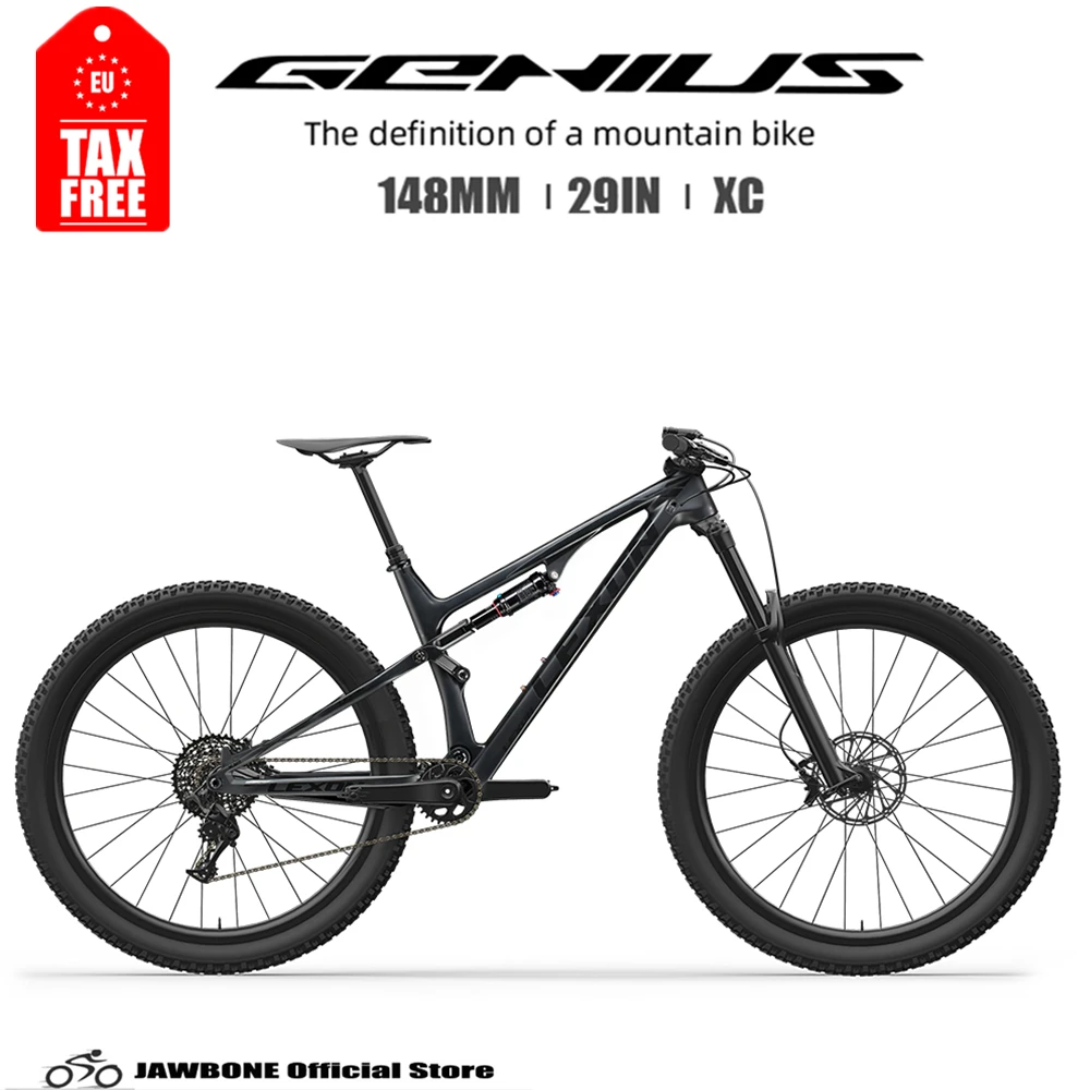 

2022 Lexon Full Suspension XC 29er Mountain Bike Frames Cross Country Carbon Suspenion MTB Boost 148MM Trial DNM ROCKSHOX