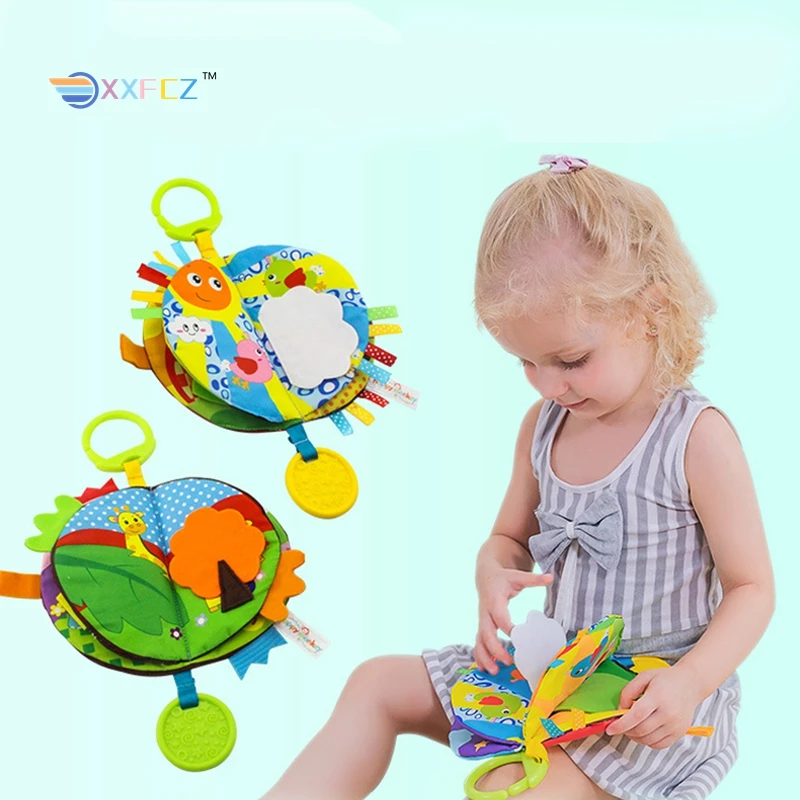 

Baby Educational Toys Cloth Book Rustling Coloring Early Learning Toys For Children montess Toys 0 12 24 Months Hanging Baby Toy