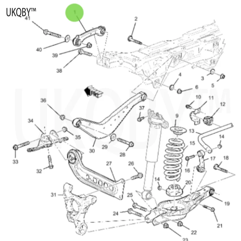 Подходит для 17-19 Ma li bu Re ga l La Cr os se правая задняя Нижняя подвеска задний поворотный