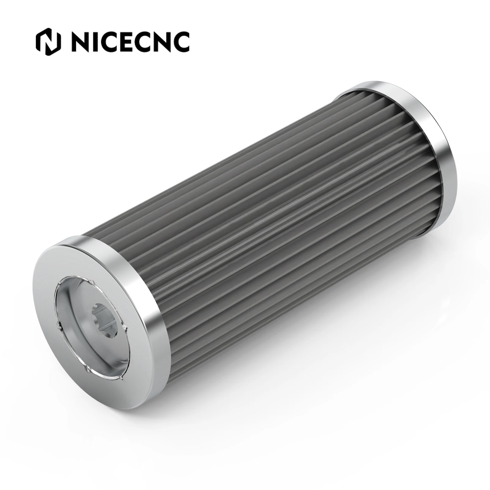 

NICECNC Stainless Steel 35 Micron Oil Filter For Husqvarna FE 250 350 450 501 FX FS FC 2014-2024 2023 For KTM GASGAS 77338005100