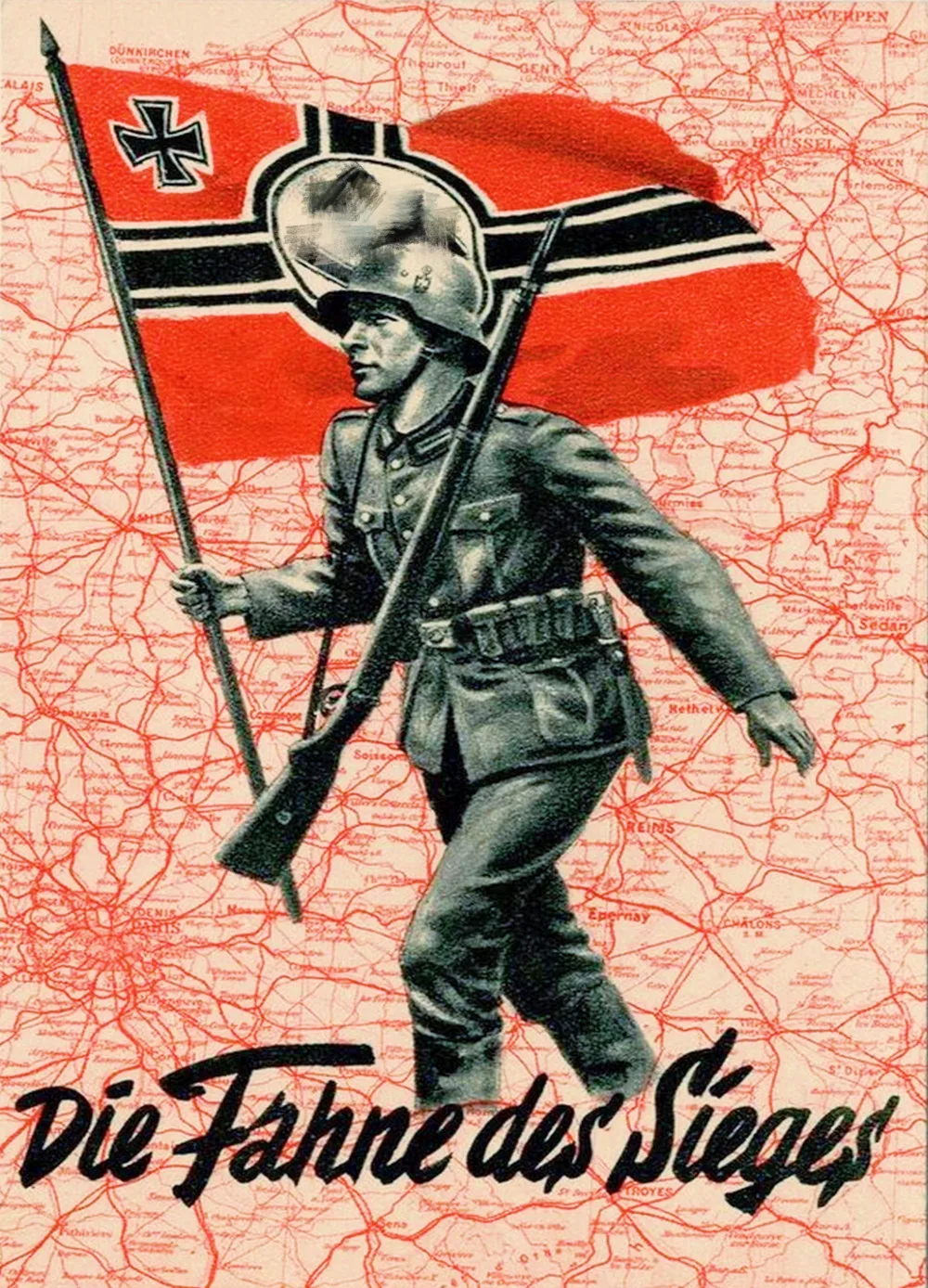 

WW II Military Poster Wehrmacht iron cross medal soldier War Wall Art Mural Vintage Kraft Paper Print Painting Home Decoration