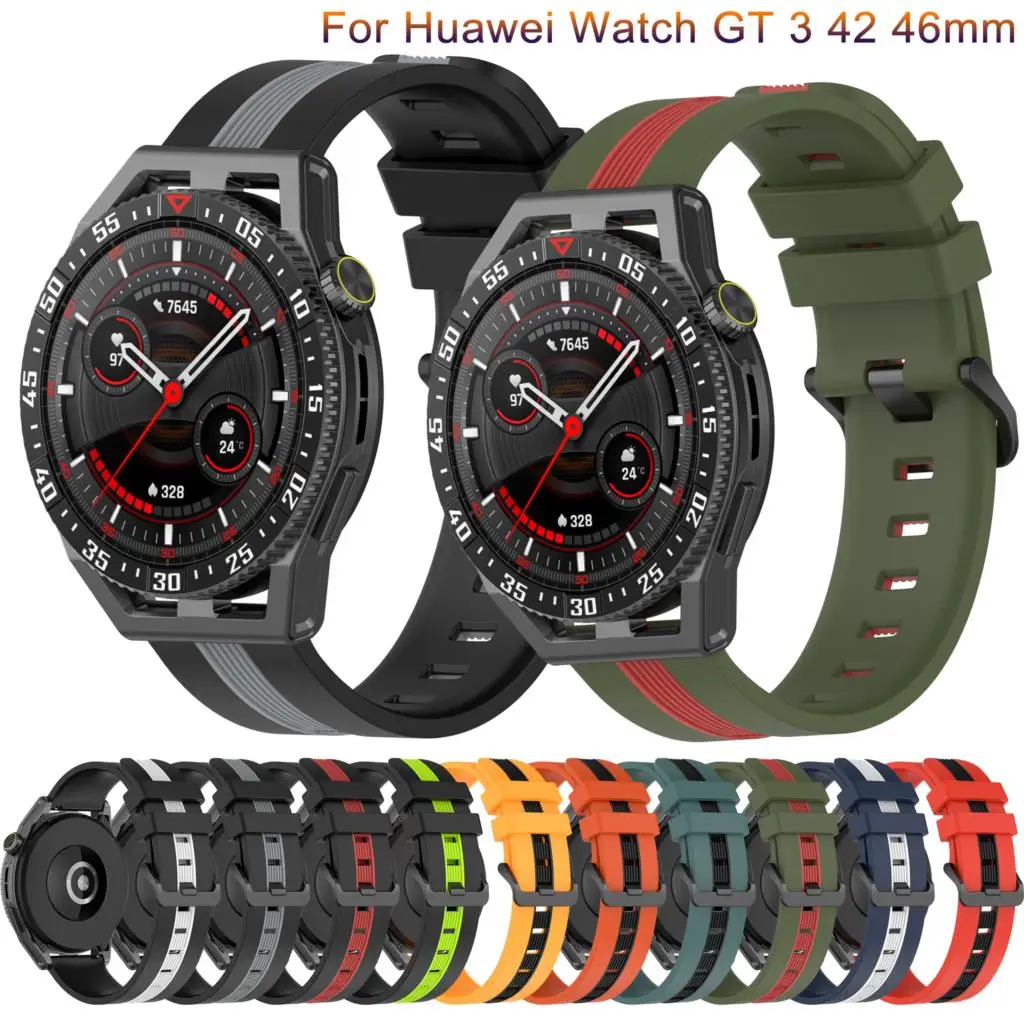 

For GT3 Band For Huawei Watch GT 3 42mm 46mm strap For GT2 46mm 42mm Wristband Bracelet For Amazfit GTR 3 Pro Smart watch correa