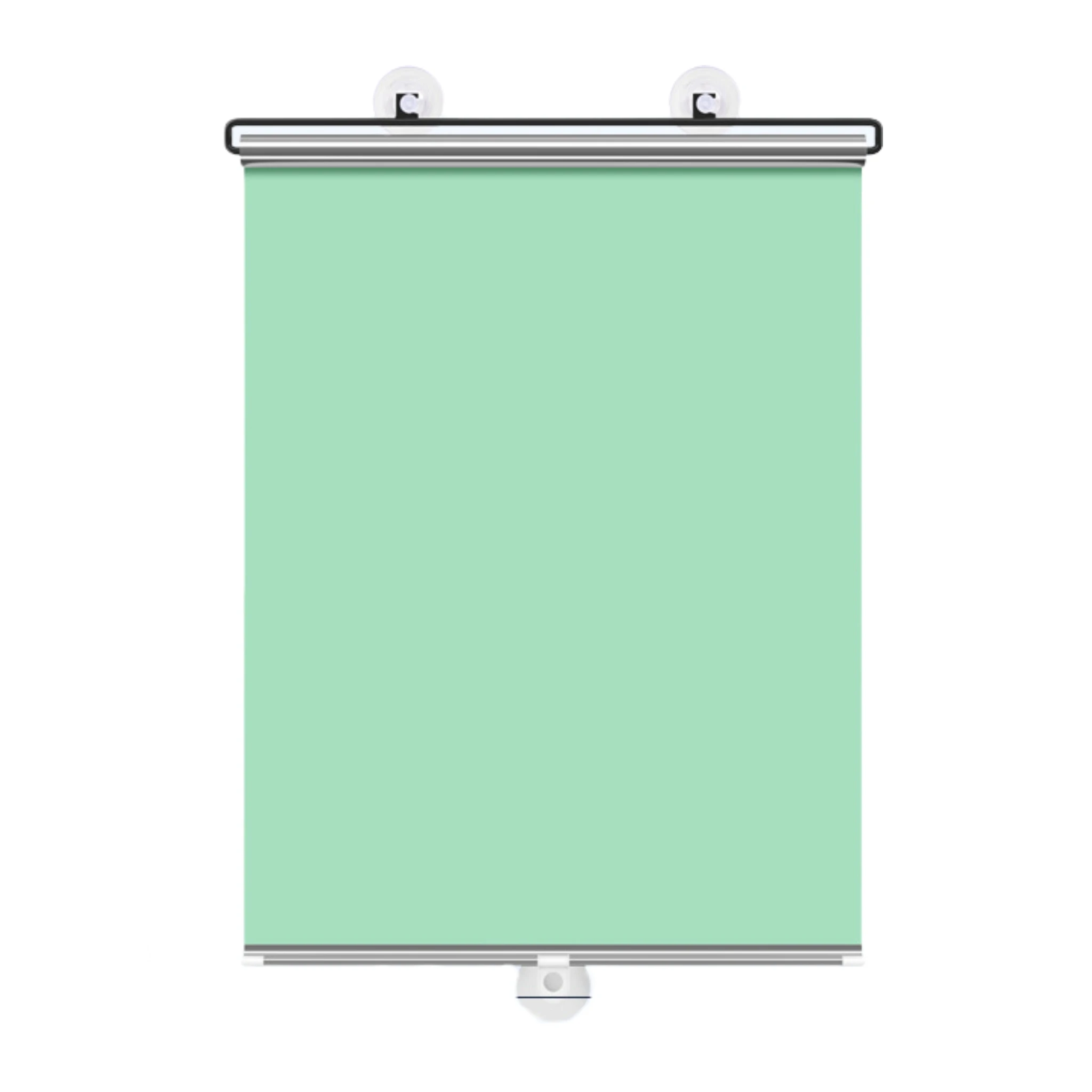 

Полностью затемняющая выдвижная солнцезащитная штора, титановая, серебристая/зеленая, беспроводные рулонные шторы без гвоздей, теплоизоляционная оконная занавеска