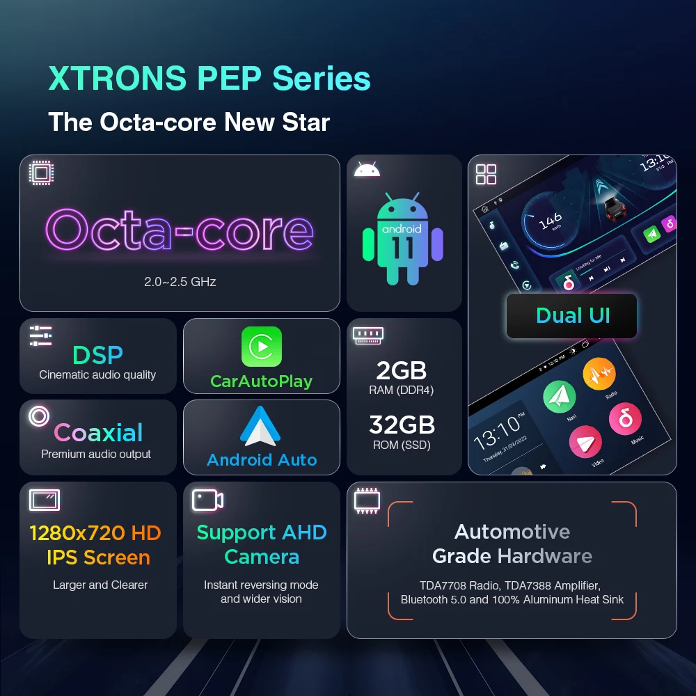 XTRONS 10 1 &quotAndroid 11 IPS HD экран автомобильный стерео Мультимедийный плеер радио для