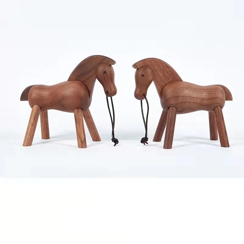 Украшение для лошадей дерево поделок декор лошади трояня на столе магазина