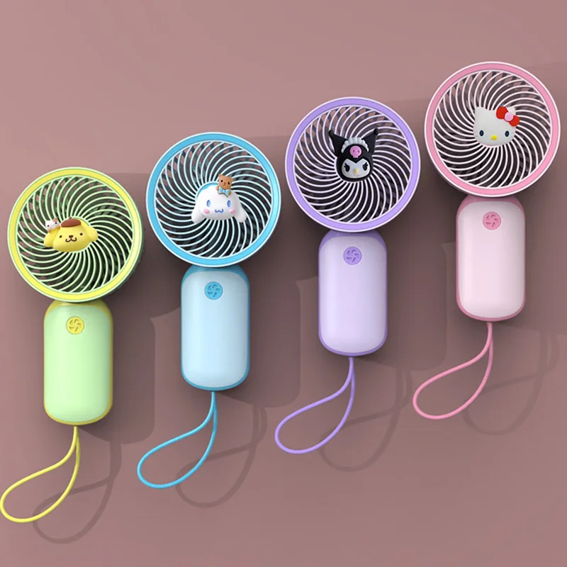 

Kawaii Sanrio Anime USB Desktop Fan Cute Pompompurin My Melody Cinnamoroll Kuromi Summer Portable Fan Originality Children Gifts