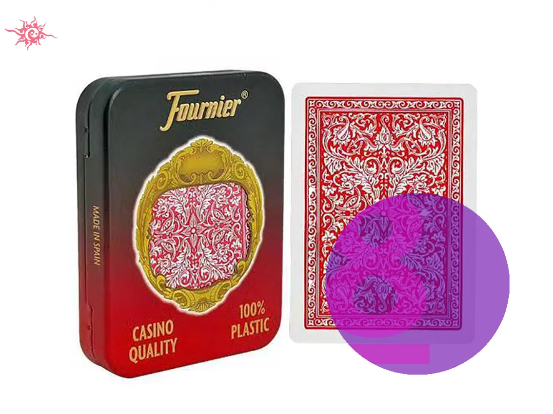

Infrared Fournier 2818 Plastic Magic Deck Board Game Anti Cheat Poker Mark Card