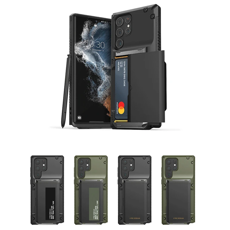 

Чехол для телефона Samsung Galaxy S22 Ultra с отделением для карт