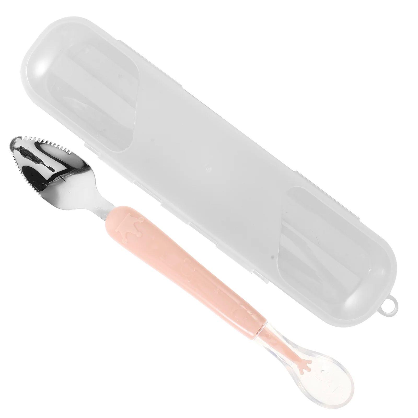 Пищевая добавка Ложка Фруктовая толкушка Детская грязь Десерт Зигзагообразный