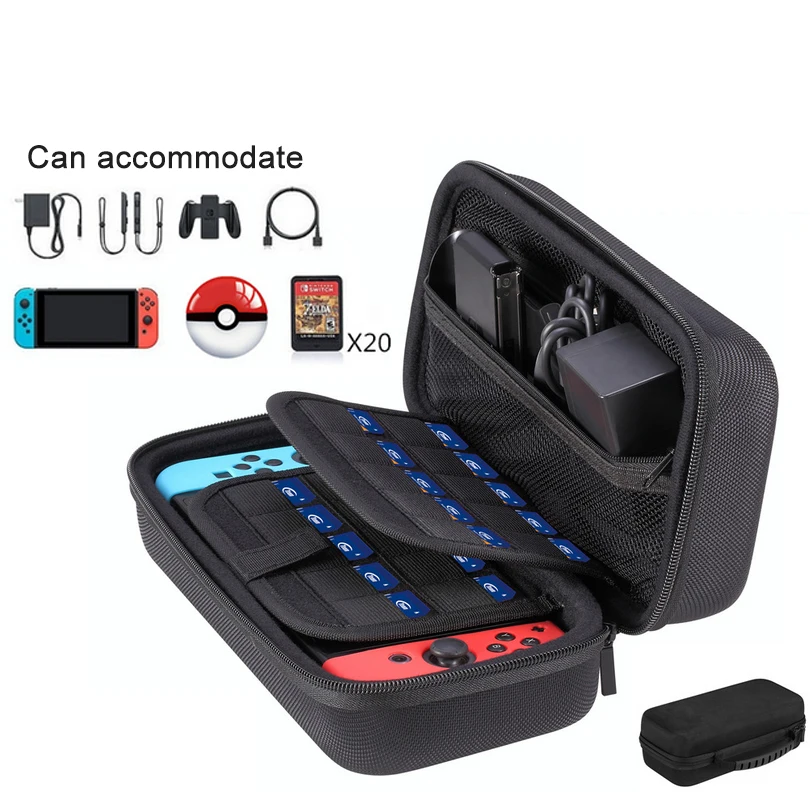 

Nintendo Switch Hard Case for Nitendo switch NS Accessories Large Shell Carrying Storage bag Pouch Stand Large Capacity Console