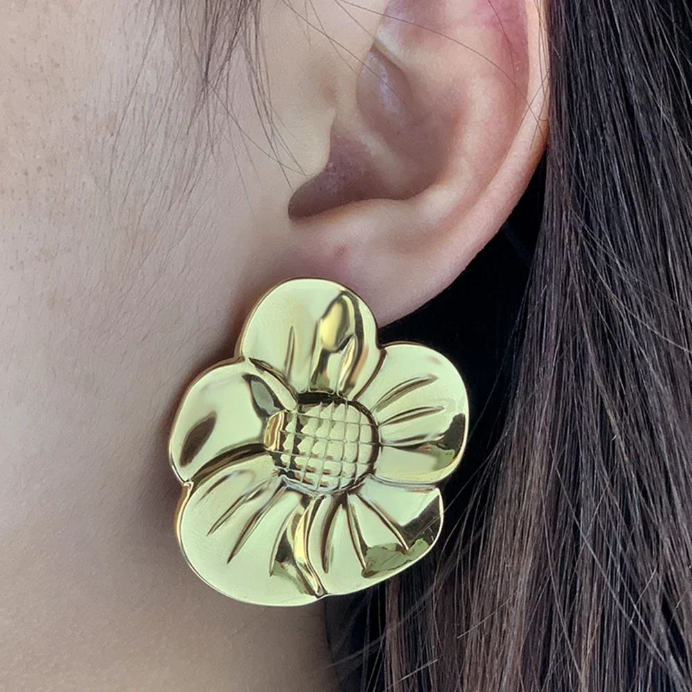 2024 новые серьги роскошные дизайнерские милые серьги-гвоздики в форме цветка