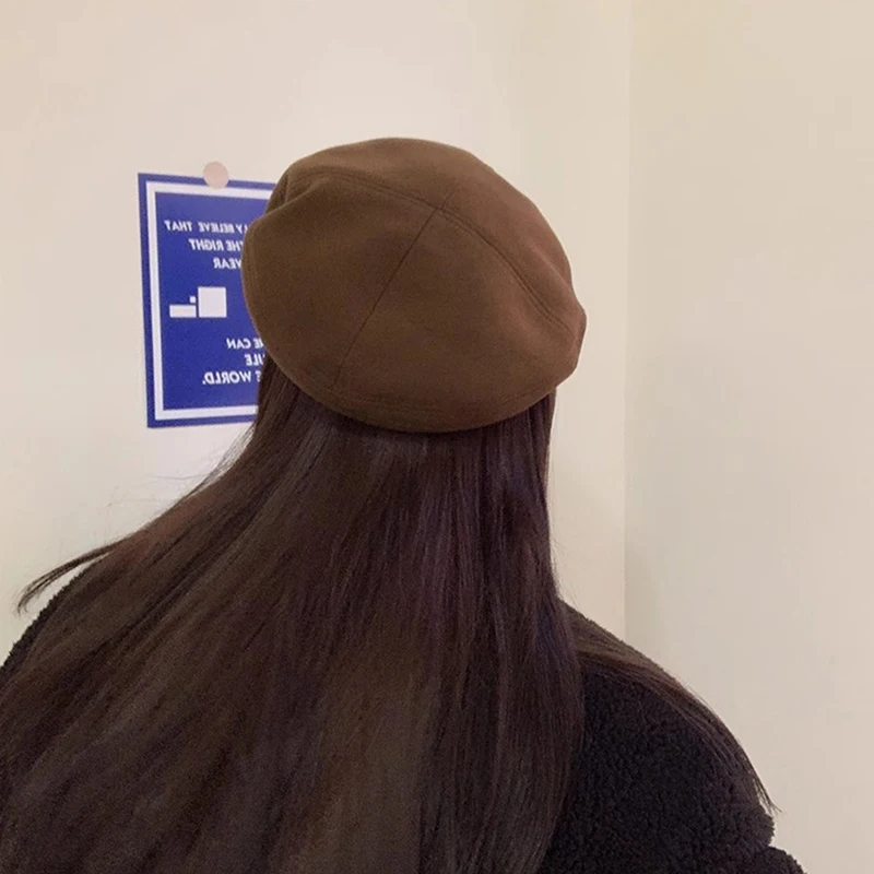 1 шт. Женская осенне-зимняя шерстяная восьмиугольная детская шапка Белль из