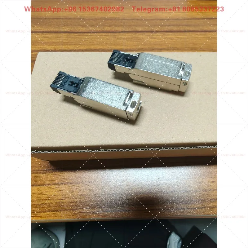 Фото 1 шт. Промышленный разъем RJ45, 8-контактный металлический штекер 6GK1901-1BB11-2AA0 №2